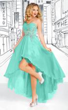Tiffany Designs - 16042 Ruched Asymmetric High Low Dress