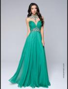 Nina Canacci - 1246 Dress In Green