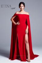 Ieena For Mac Duggal - 25007 Dress In Red