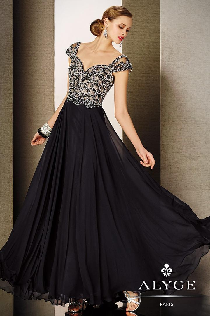 Alyce Paris Black Label - 5639 Dress In Black
