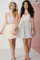 Tiffany Homecoming - Short A-line Lace Dress 27095
