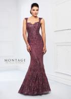 Ivonne D For Mon Cheri - 218d26 Metallic Lace Sweetheart Trumpet Gown