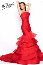 Mac Duggal - Black White Red Style 80559r