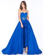 Cassandra Stone - 48599a Two Piece Jumpsuit Overskirt