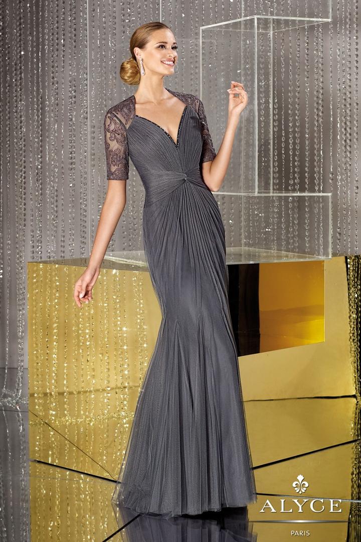 Alyce Paris Mother Of The Bride - 29629 Dress In Gunmetal