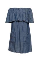 Gold Hawk - Denim Raw Edge Dress