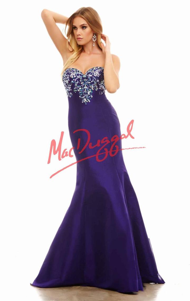 Cassandra Stone - 76563 Dress In Royal And Purple