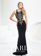 Paris Prom By Mon Cheri - 116719 Long Dress In Black