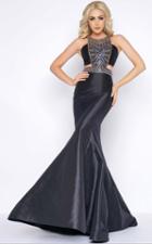 Cassandra Stone - 65953a High Neck Gown Style