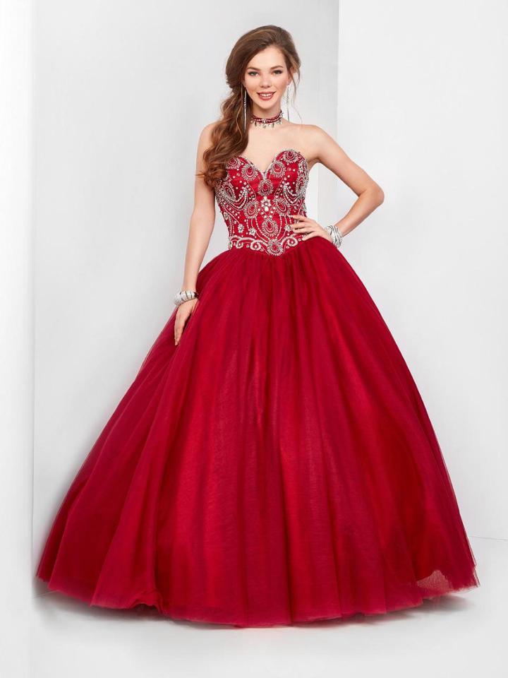 Clarisse - 3550 Crystal Embellished Ballgown W/ Choker