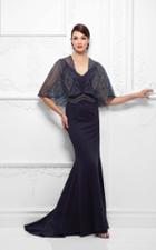 Ivonne D For Mon Cheri - 117d61w Fit And Flare Gown