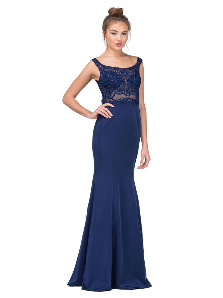 Dancing Queen - Embroidered Sheer Mermaid Dress