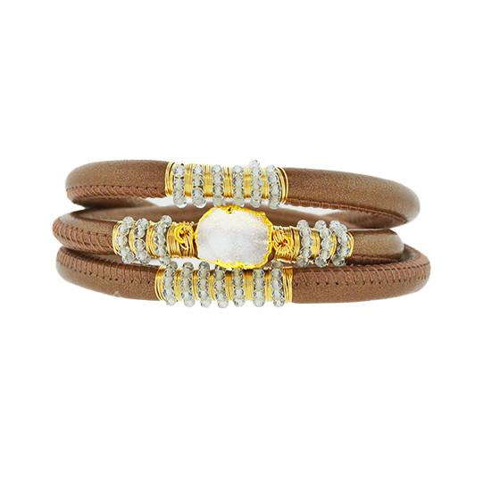 Mabel Chong - Triple-wrap Aroma Bracelet, In Bronze