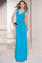 Alyce Paris Mother Of The Bride - 29709 Dress In Turquoise