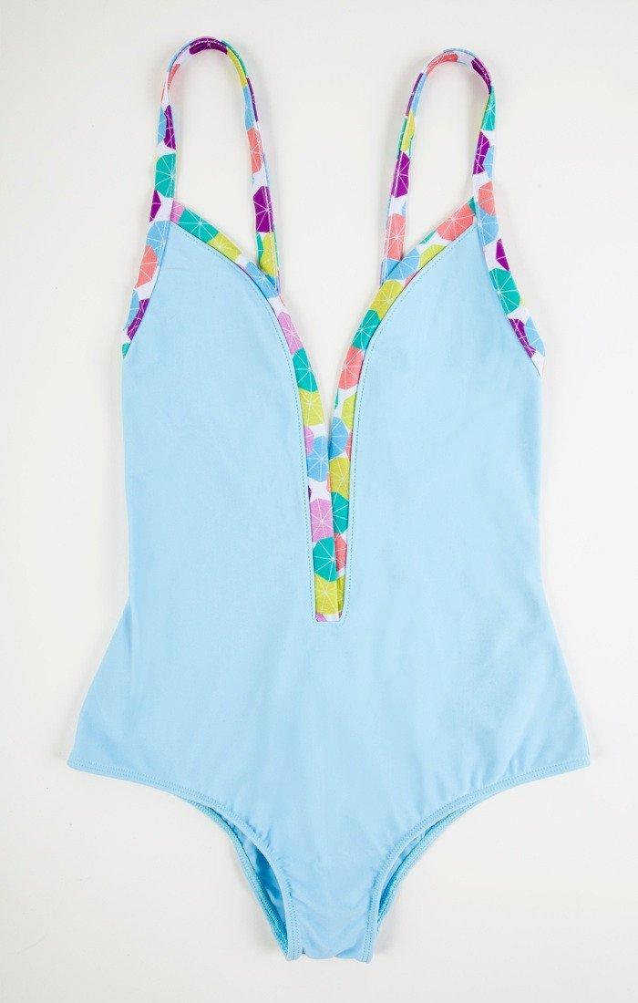Lolli Swimwear - Tutti Fruitti One Piece In Lt Blue/ellas