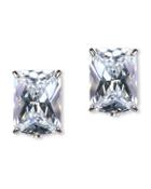 Cz By Kenneth Jay Lane - Statement Emerald Cut Studs