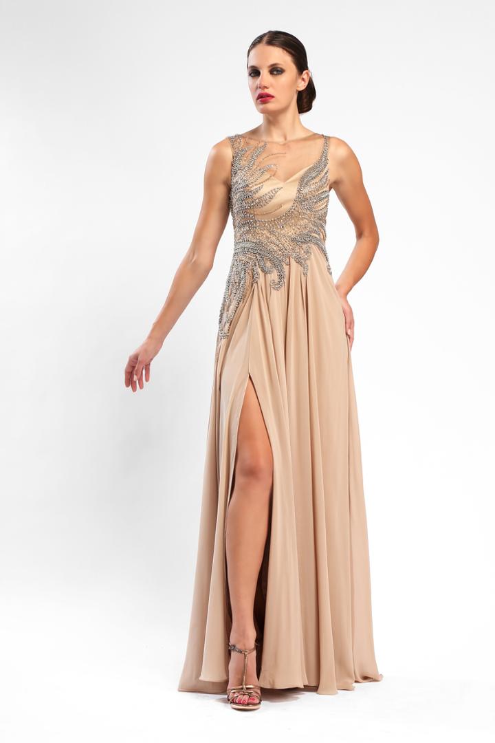 Sue Wong - N5504 In Beige