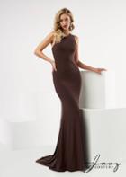 Jasz Couture - Halter Neck Jersey Dress 6097