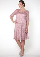 Soulmates - C9128x Queen Short Sleeve Top With Skirt Set