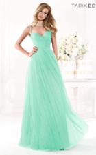 Tarik Ediz - Ruched Bodice Evening Gown 92442