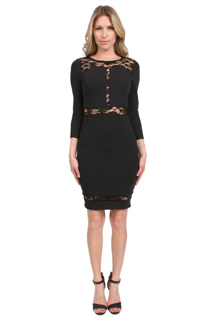 Donna Mizani - Paneled Lace In Caviar