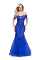 La Femme - 26192 Embellished Off-shoulder Mermaid Gown