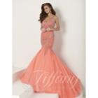 Tiffany Designs - Rhinestone Embellished Sweetheart Evening Gown