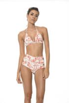 2017 Malai Swimwear - Dancing Famlingoes Triangle Top T00264