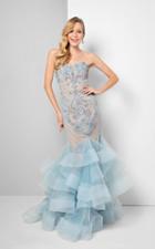 Terani Couture - Sweetheart Lace Applique Mermaid Prom Gown 1711p2595