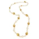 Ben-amun - Gold & Pearl Long Necklace