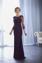 Christina Wu Elegance - 17856 Illusion Jeweled Corded Lace Sheath Gown