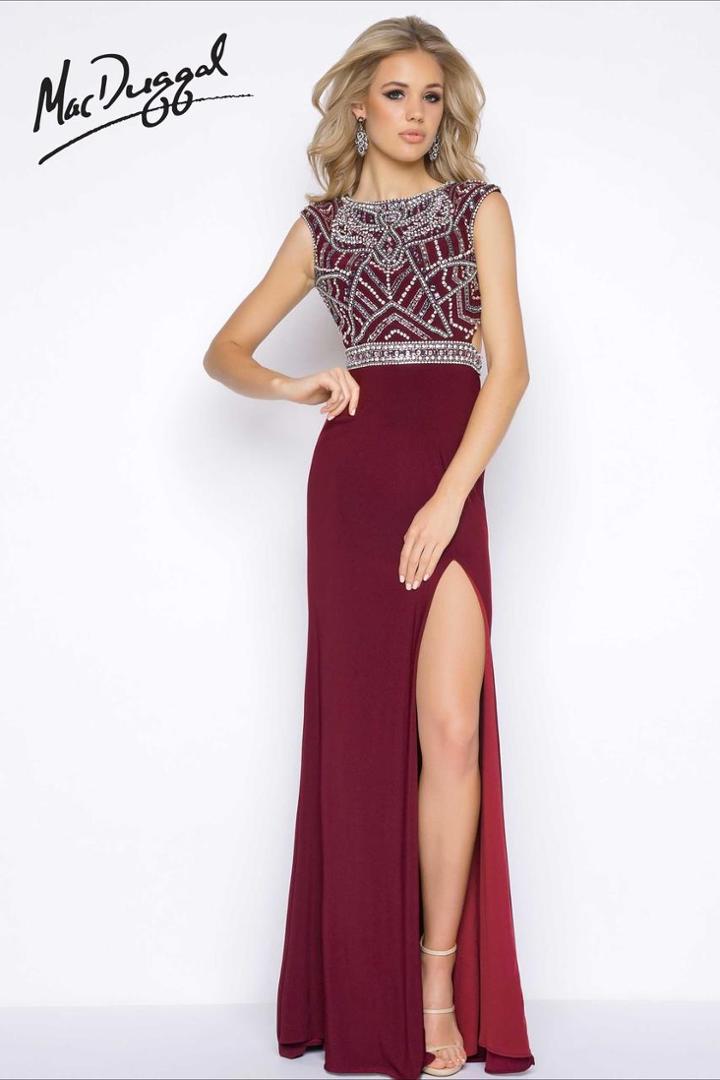 Cassandra Stone - High Neck Gown Style 40611a