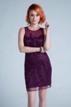 Milano Formals - E2252 Beaded Illusion Jewel Sheath Dress