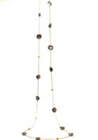 Tresor Collection - Labradorite Long Station Necklace In 18k Yellow Gold