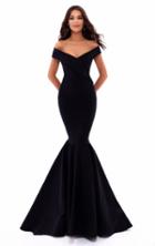 Tarik Ediz - 50233 Off Shoulder Portrait Neckline Mermaid Gown