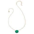 Heather Hawkins - Faceted Layering Coin Gemstone Necklace - Multiple Colors