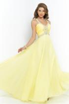 Blush - Shirred Sweetheart Empire A-line Gown 9989