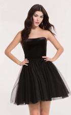Alyce Paris Ballet - 2634 Velvet/tulle A-line Dress