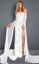 Rachel Allan Prima Donna - 5993 Strapless Sheer Sequins Evening Gown