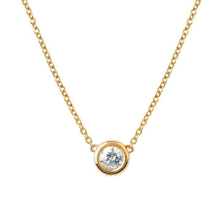 Logan Hollowell - Lh X Fs Single Bezel Diamond Station Necklace