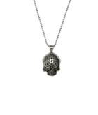 Femme Metale Jewelry - Sugar Skull Charm Necklace