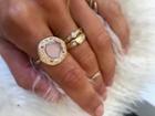 Logan Hollowell - Flat Faceted Moonstone Mirror Ring