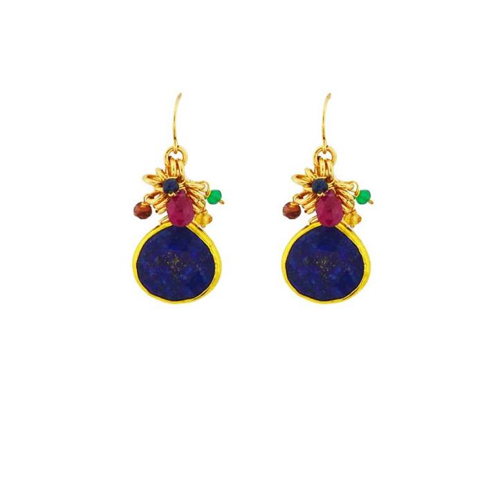 Mabel Chong - Lina Lapis Earrings