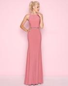 Mac Duggal - 25633l Fitted Jewel Strappy Dress