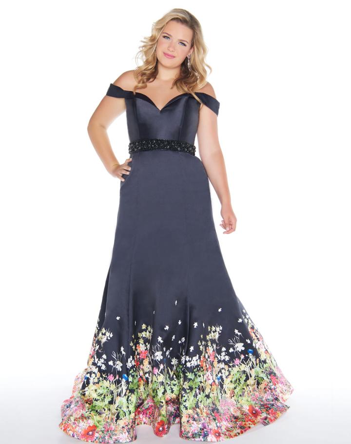Mac Duggal - 66391f Off-shoulder Mikado Trumpet Gown