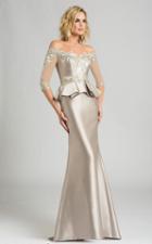 Feriani Couture - 18574 Beaded Off-shoulder Trumpet Dress