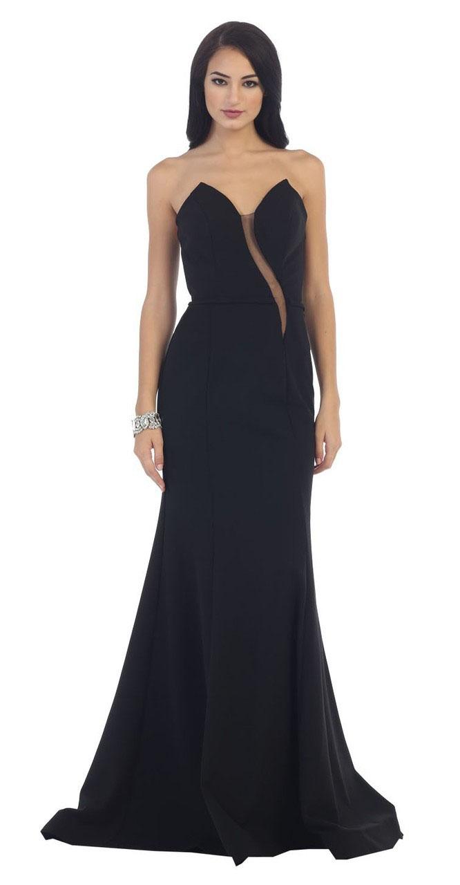 May Queen - Rq-7360 Strapless Sweetheart Trumpet Dress
