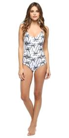 Bettinis - Palm One Piece Lace Up Back