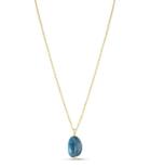Tresor Collection - Aquamarine Baroque Pendant In 18k Yellow Gold