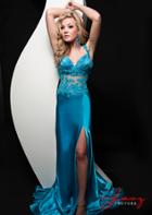 Jasz Couture - 4807 Dress In Turquoise